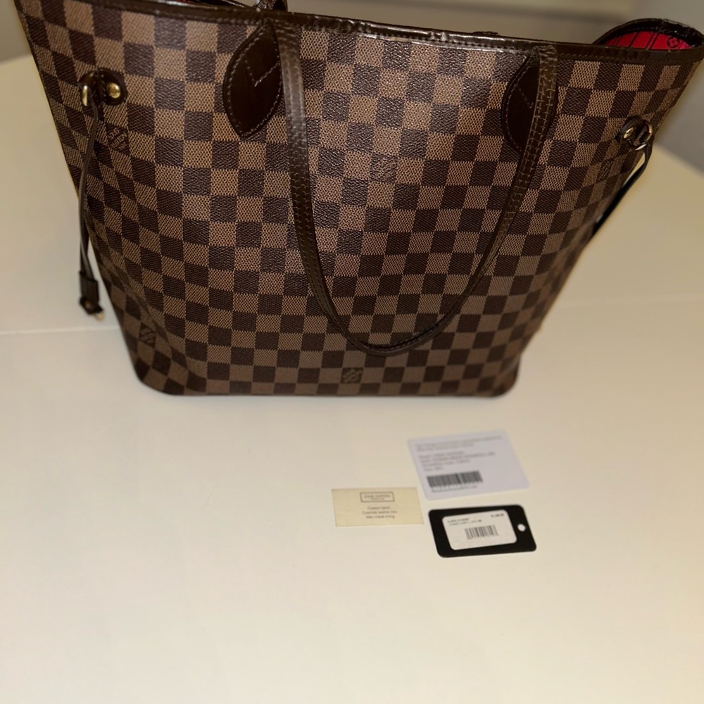 Louis Vuitton Brown Damier Ebene Tote
